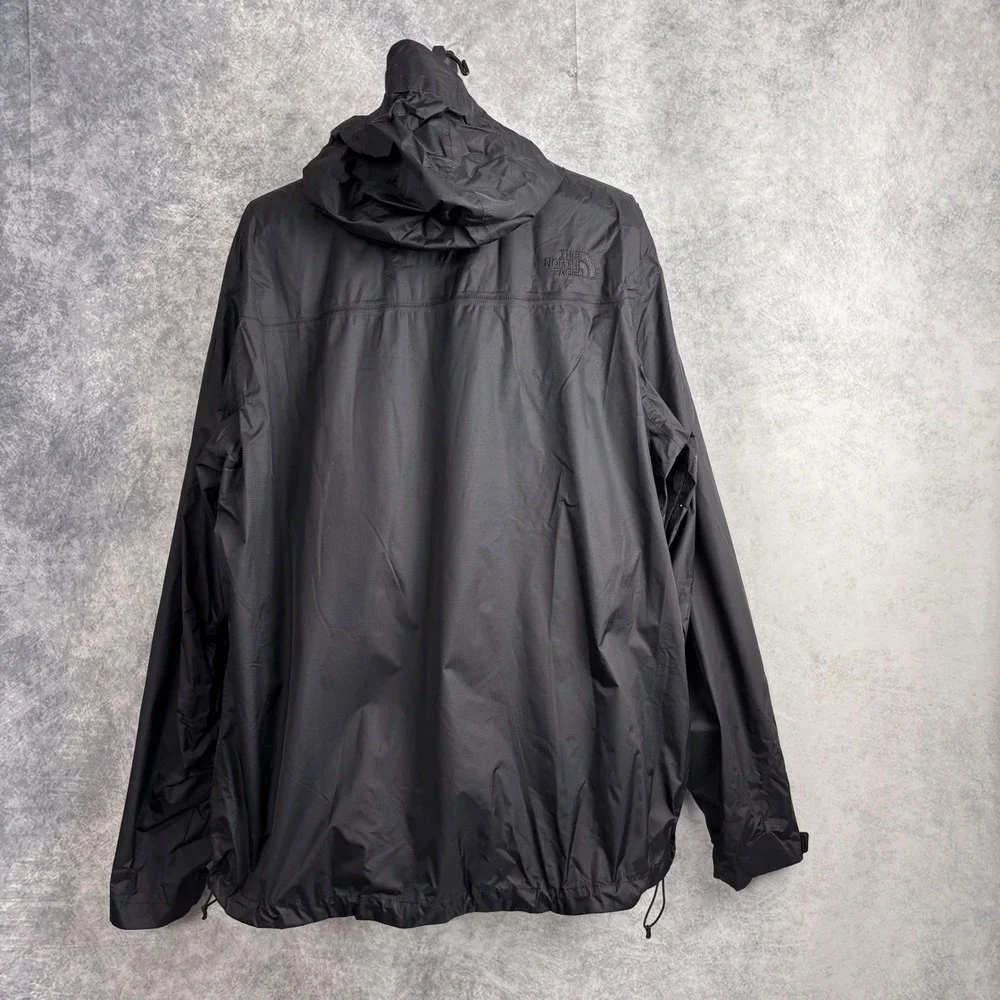 The North Face Venture 2 Dryvent Waterproof Hooded Rain Jacket in Black‎ Size XL